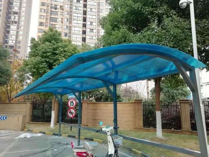阳光板车棚