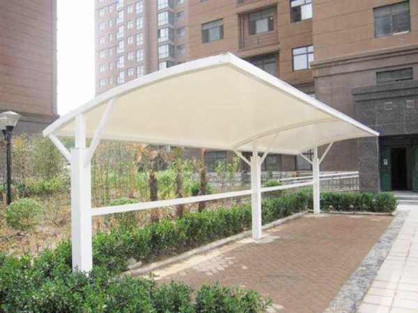 张拉膜自行车棚